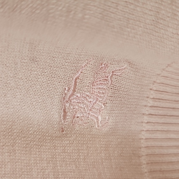 Burberry Cardigan, Pink, Silk Cotton Cashmere, Size XL - Picture 5 of 11